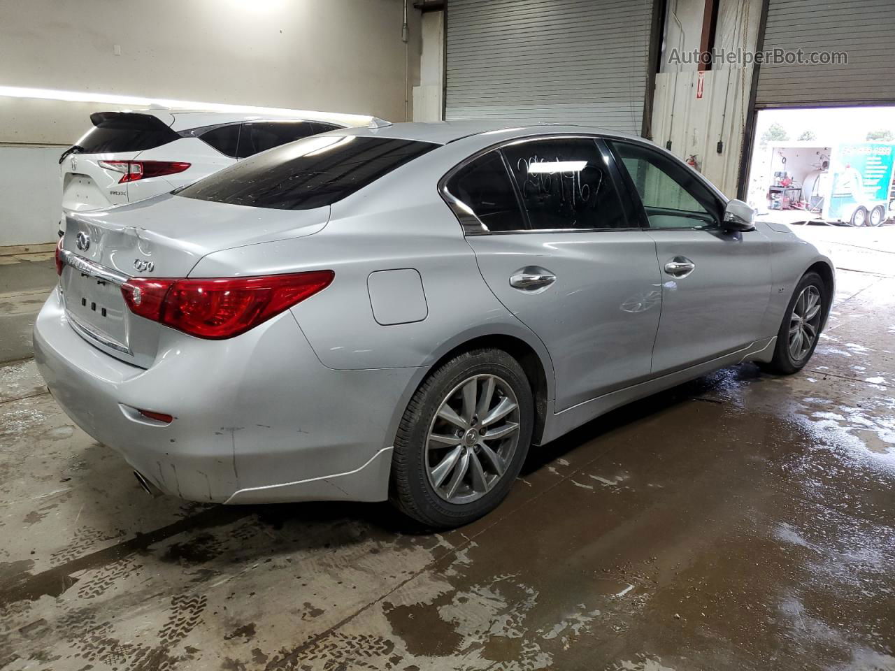 2015 Infiniti Q50 Base Silver vin: JN1BV7AR4FM409820