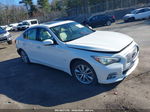 2015 Infiniti Q50 Premium White vin: JN1BV7AR4FM410868