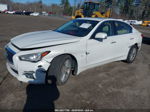 2015 Infiniti Q50 Premium White vin: JN1BV7AR4FM410868