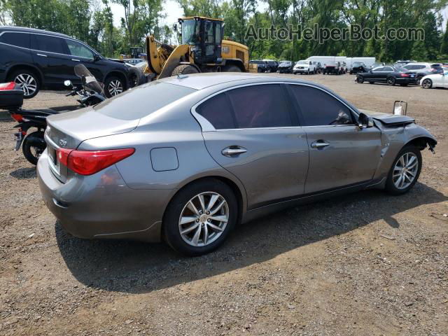 2015 Infiniti Q50 Base Серебряный vin: JN1BV7AR4FM422406