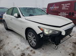 2015 Infiniti Q50 Base White vin: JN1BV7AR4FM423507