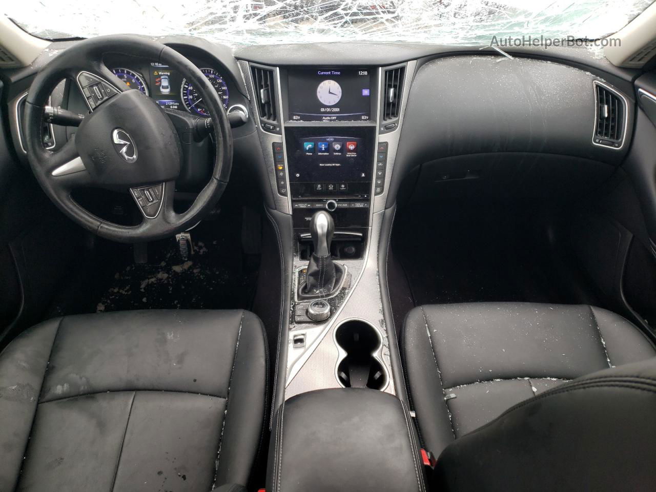 2015 Infiniti Q50 Base Белый vin: JN1BV7AR4FM423507