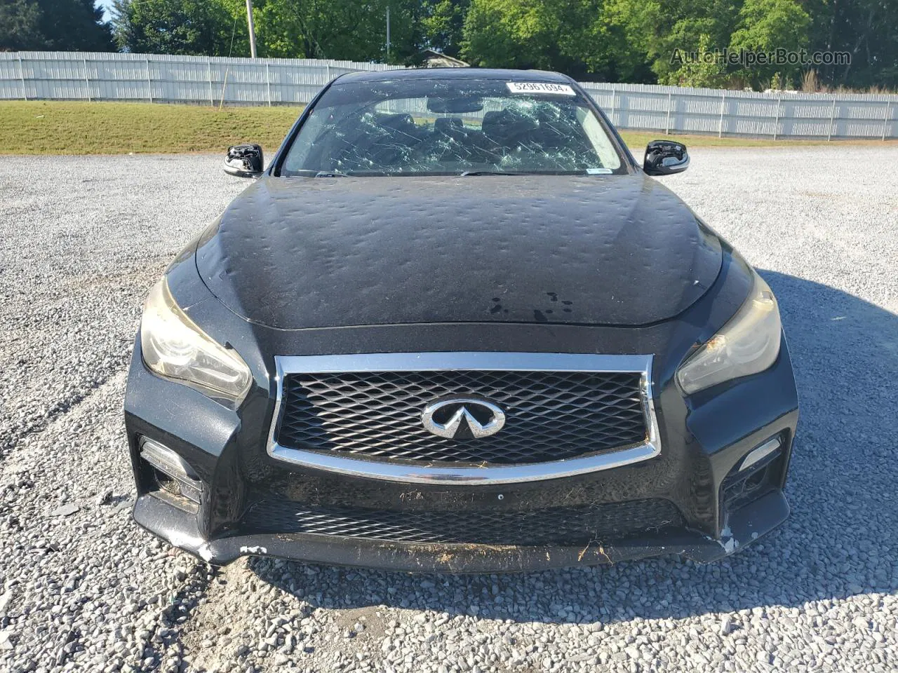 2014 Infiniti Q50 Base Черный vin: JN1BV7AR5EM684949