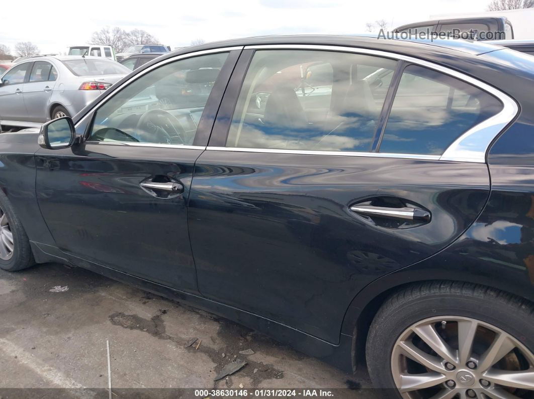 2014 Infiniti Q50 Premium Черный vin: JN1BV7AR5EM685177