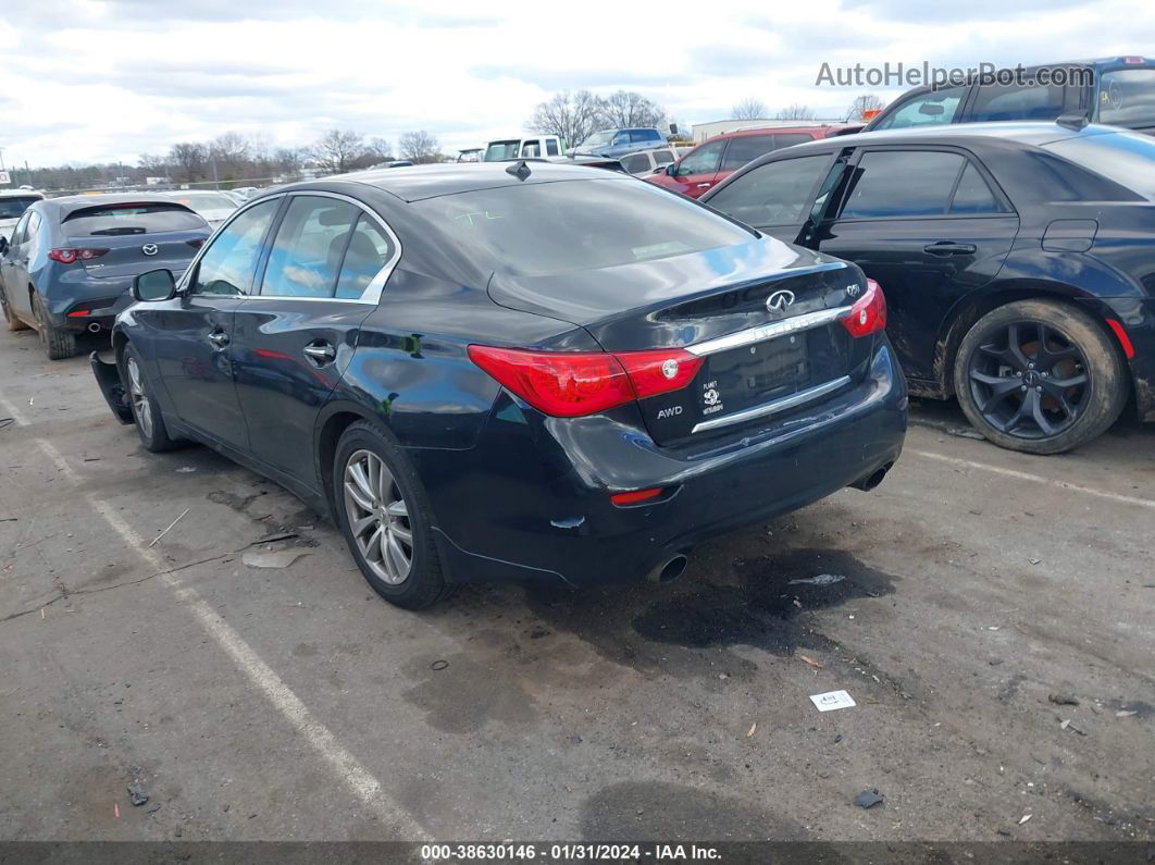 2014 Infiniti Q50 Premium Черный vin: JN1BV7AR5EM685177