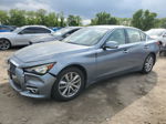 2014 Infiniti Q50 Base Blue vin: JN1BV7AR5EM685325