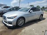 2014 Infiniti Q50 Base Silver vin: JN1BV7AR5EM686460