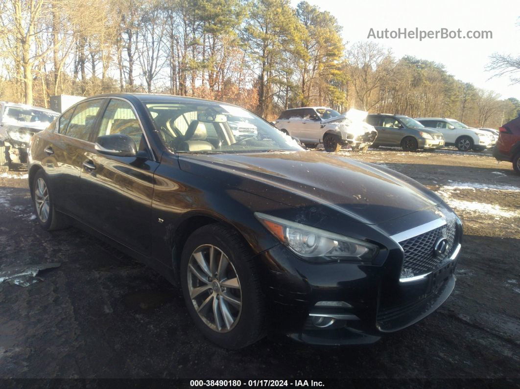 2014 Infiniti Q50 Premium Black vin: JN1BV7AR5EM688046