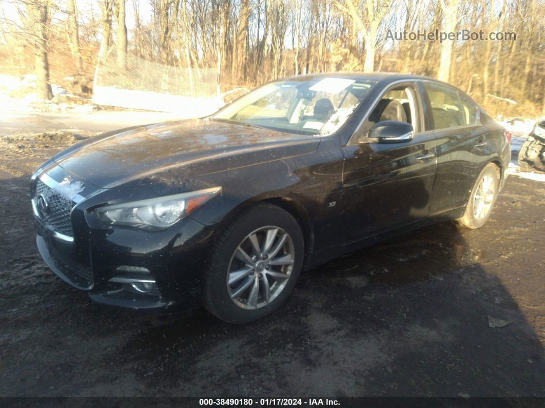 2014 Infiniti Q50 Premium Black vin: JN1BV7AR5EM688046