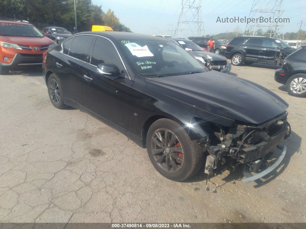 2014 Infiniti Q50 Premium Black vin: JN1BV7AR5EM698897