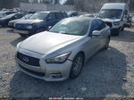 2015 Infiniti Q50 Premium Silver vin: JN1BV7AR5FM395877