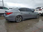 2015 Infiniti Q50 Base Gray vin: JN1BV7AR5FM414766