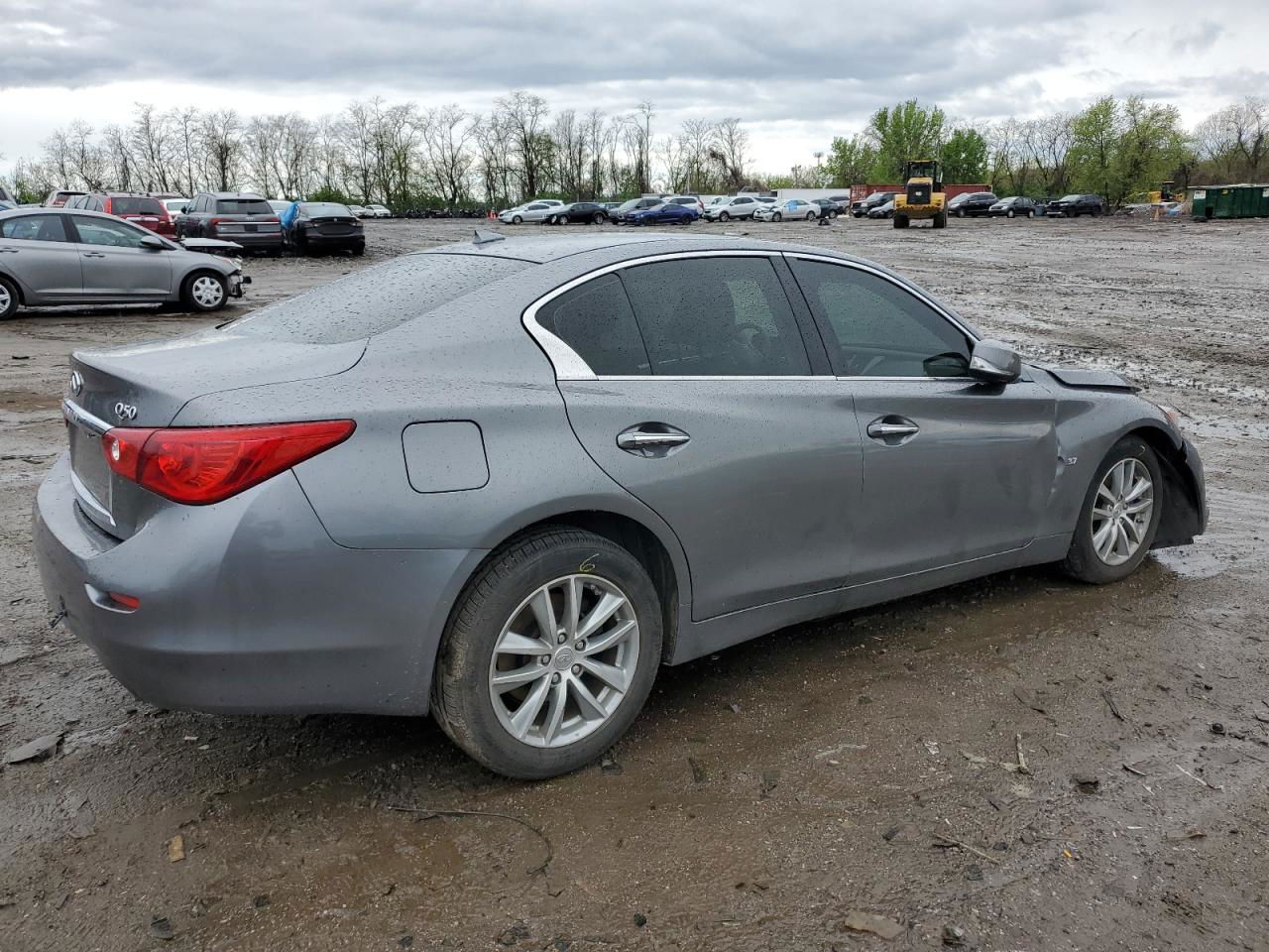 2015 Infiniti Q50 Base Gray vin: JN1BV7AR5FM416971