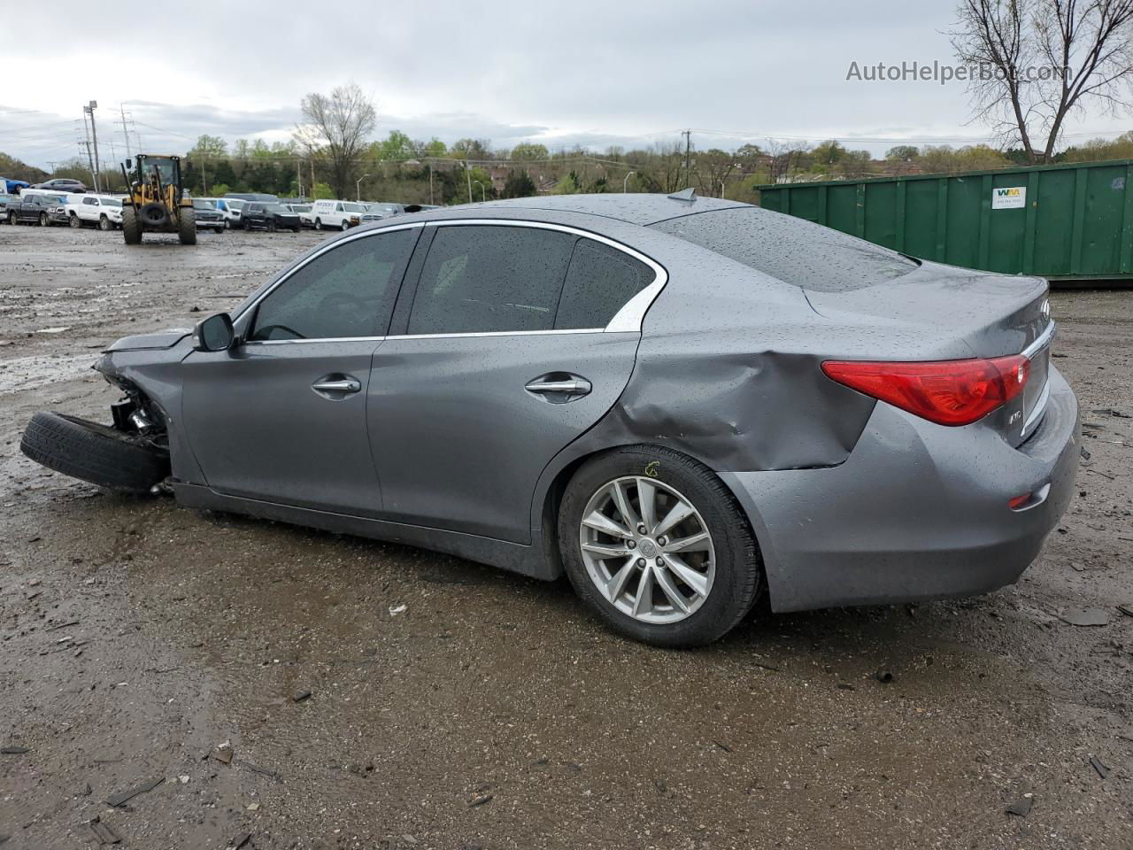 2015 Infiniti Q50 Base Gray vin: JN1BV7AR5FM416971