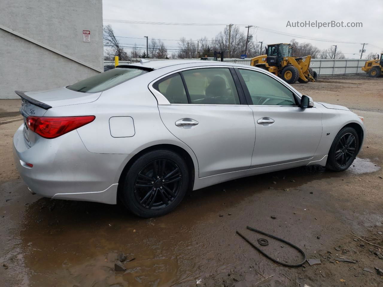 2015 Infiniti Q50 Base Silver vin: JN1BV7AR5FM423127