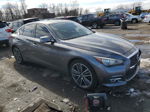 2014 Infiniti Q50 Base Gray vin: JN1BV7AR6EM680473