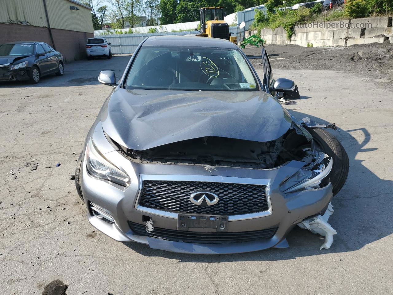 2014 Infiniti Q50 Base Серый vin: JN1BV7AR6EM682417