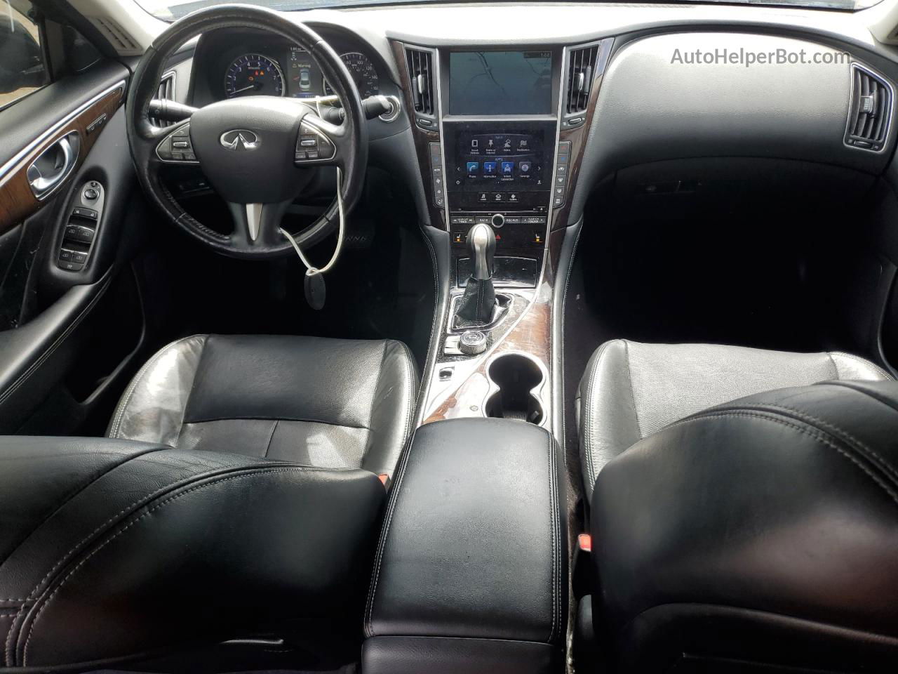 2014 Infiniti Q50 Base Серый vin: JN1BV7AR6EM683079