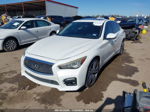 2014 Infiniti Q50 Sport White vin: JN1BV7AR6EM685768