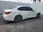 2014 Infiniti Q50 Base White vin: JN1BV7AR6EM689237