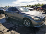 2014 Infiniti Q50 Base Gray vin: JN1BV7AR6EM694180