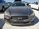 2014 Infiniti Q50 Base Brown vin: JN1BV7AR6EM707493