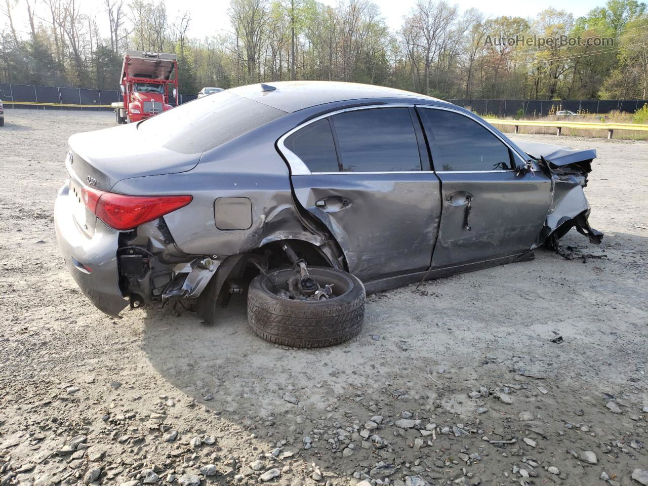 2015 Infiniti Q50 Base Gray vin: JN1BV7AR6FM394477