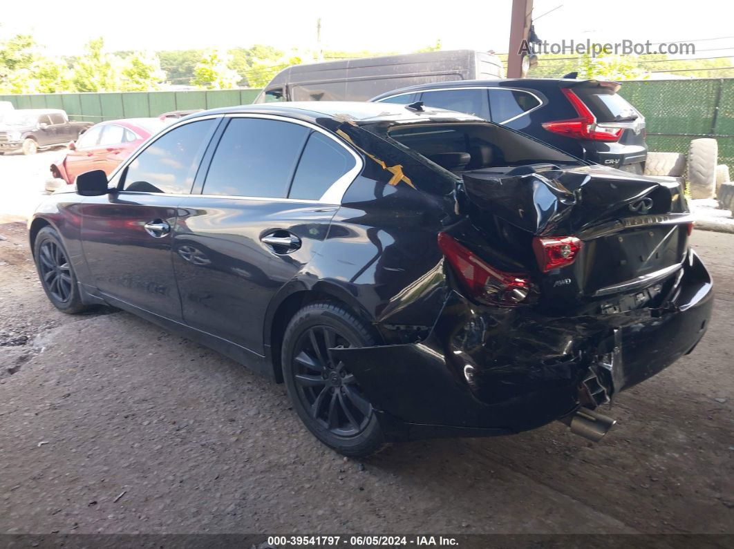 2015 Infiniti Q50 Premium Black vin: JN1BV7AR6FM407440