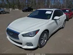 2015 Infiniti Q50 Premium White vin: JN1BV7AR6FM416882