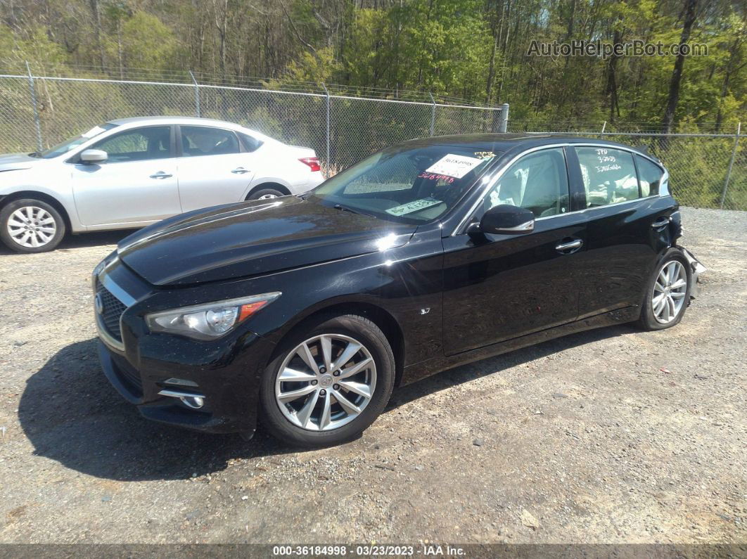 2015 Infiniti Q50 Premium Black vin: JN1BV7AR6FM418938