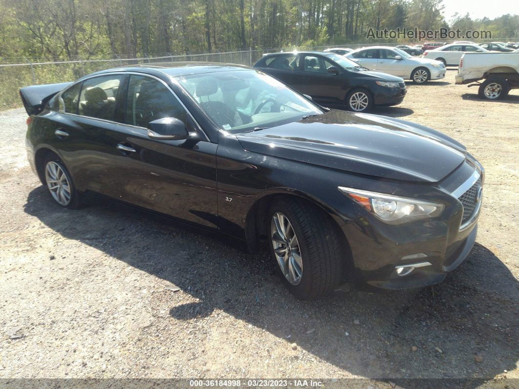 2015 Infiniti Q50 Premium Black vin: JN1BV7AR6FM418938