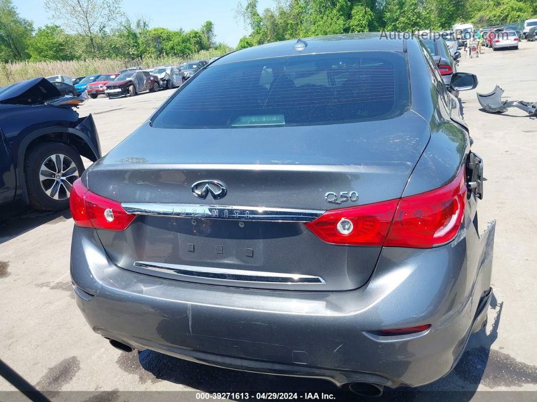 2015 Infiniti Q50 Premium Gray vin: JN1BV7AR6FM423346