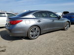 2014 Infiniti Q50 Base Gray vin: JN1BV7AR7EM681678