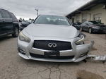 2014 Infiniti Q50 Base Серебряный vin: JN1BV7AR7EM686167