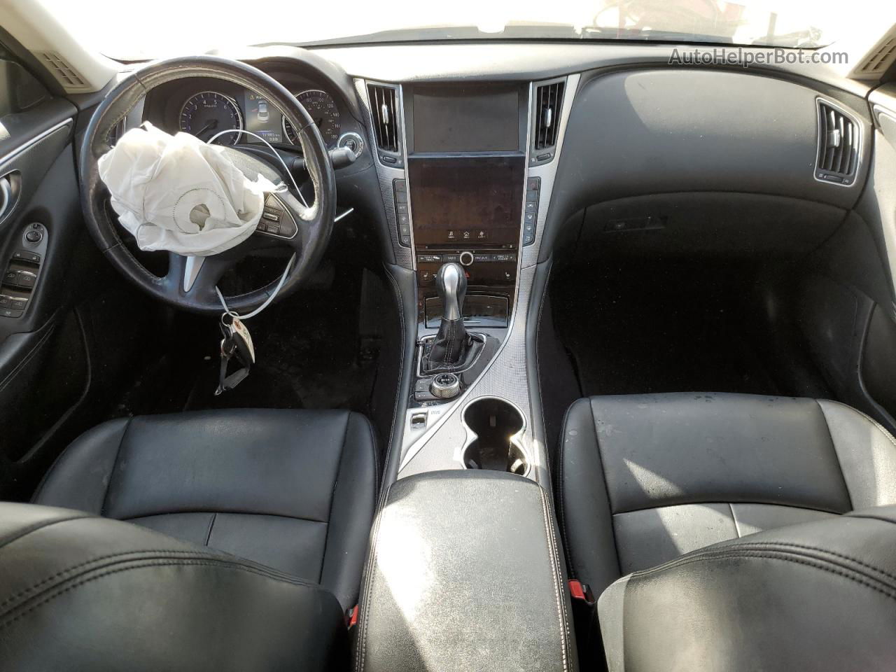 2014 Infiniti Q50 Base Серебряный vin: JN1BV7AR7EM686704