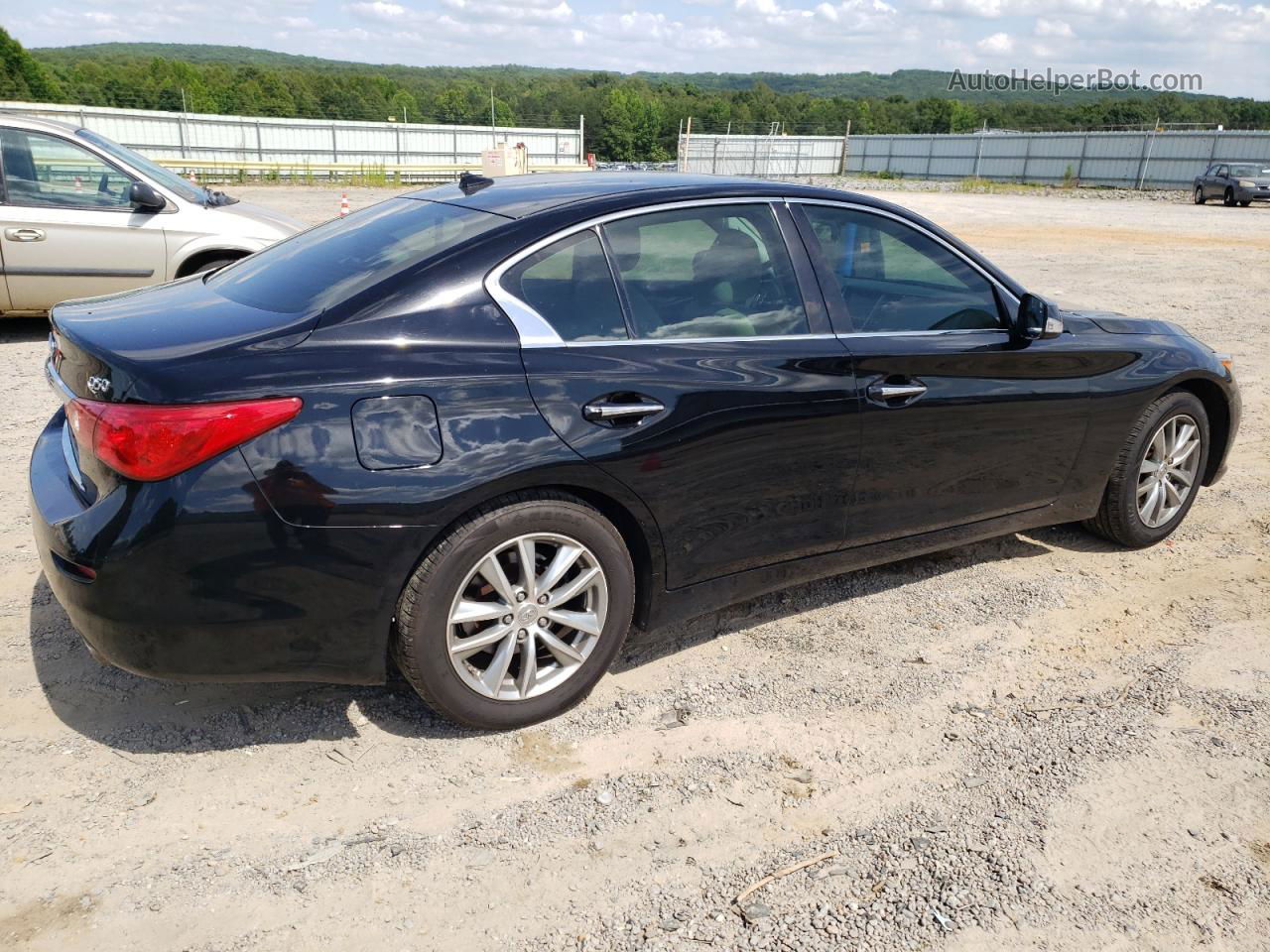 2014 Infiniti Q50 Base Черный vin: JN1BV7AR7EM689599