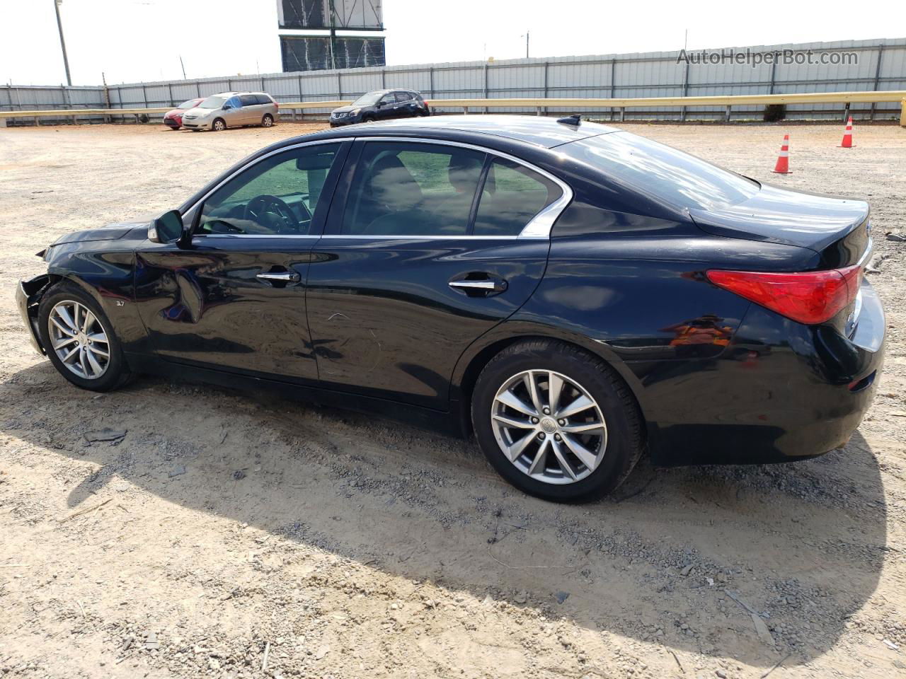 2014 Infiniti Q50 Base Черный vin: JN1BV7AR7EM689599