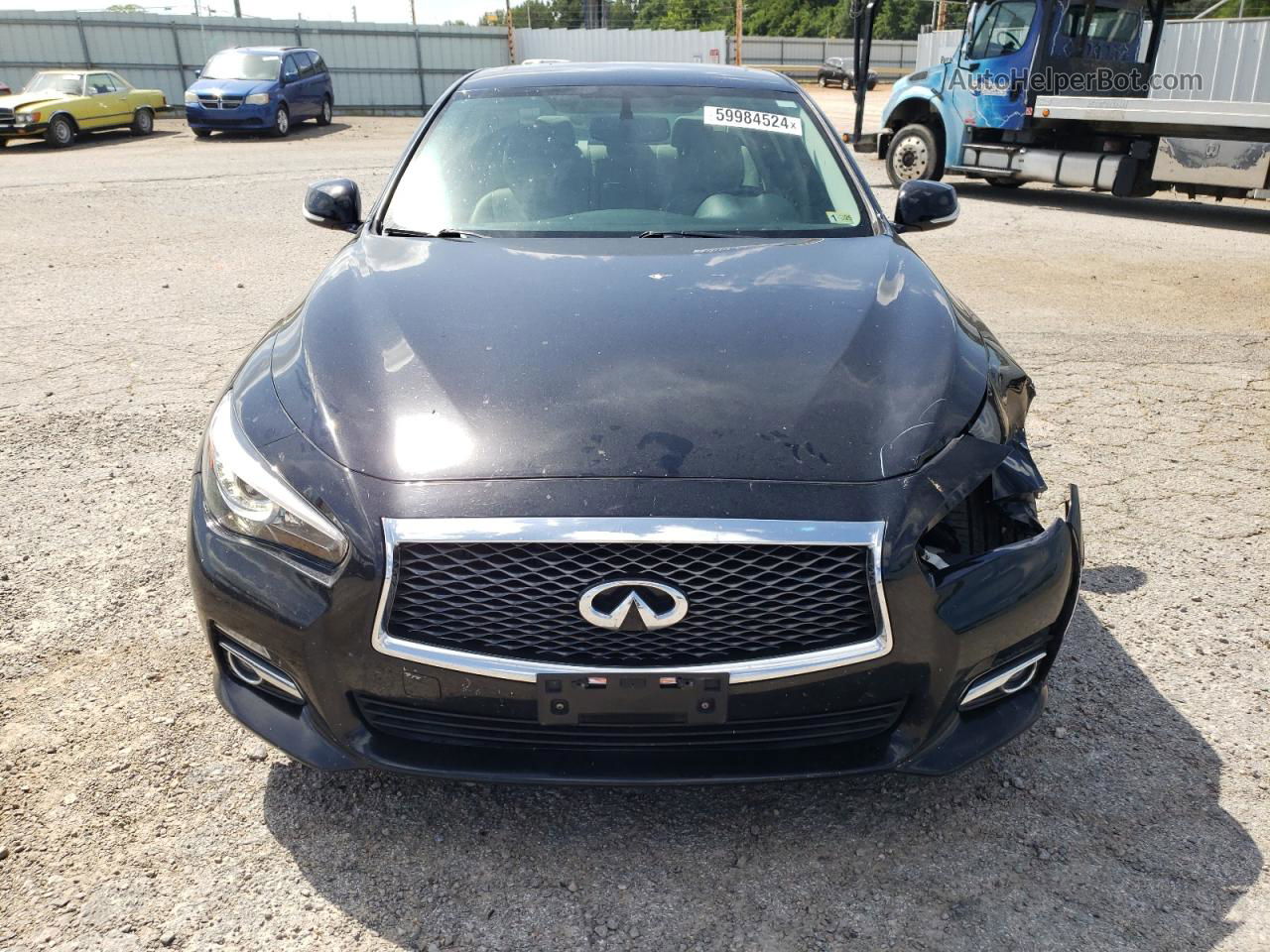 2014 Infiniti Q50 Base Black vin: JN1BV7AR7EM689599