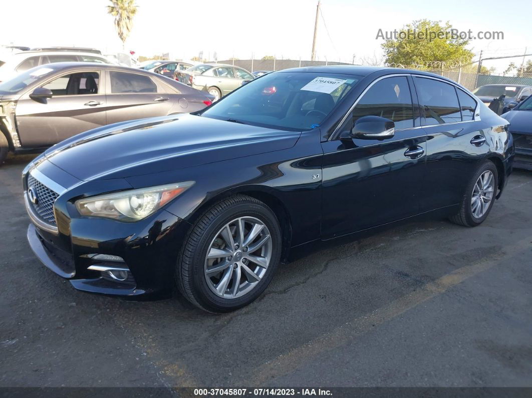 2014 Infiniti Q50 Premium Black vin: JN1BV7AR7EM691997