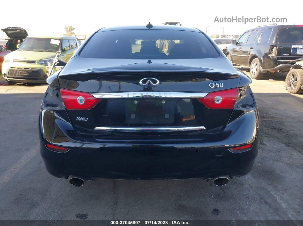 2014 Infiniti Q50 Premium Black vin: JN1BV7AR7EM691997