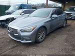 2014 Infiniti Q50 Premium Silver vin: JN1BV7AR7EM692373