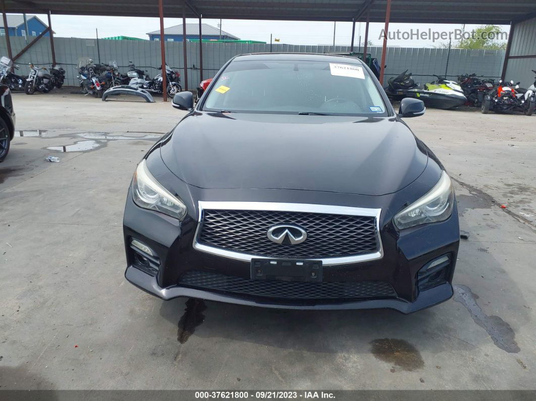 2014 Infiniti Q50 Sport Black vin: JN1BV7AR7EM693202