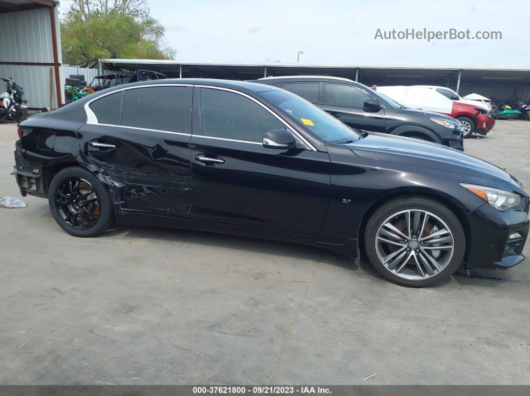 2014 Infiniti Q50 Sport Black vin: JN1BV7AR7EM693202