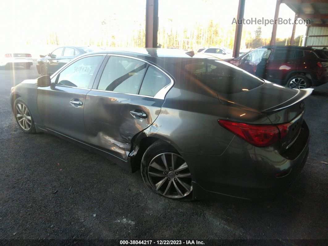 2014 Infiniti Q50 Premium Серый vin: JN1BV7AR7EM708118