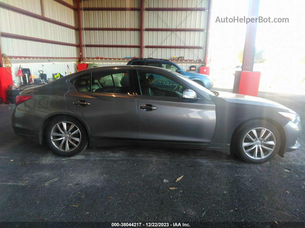 2014 Infiniti Q50 Premium Серый vin: JN1BV7AR7EM708118