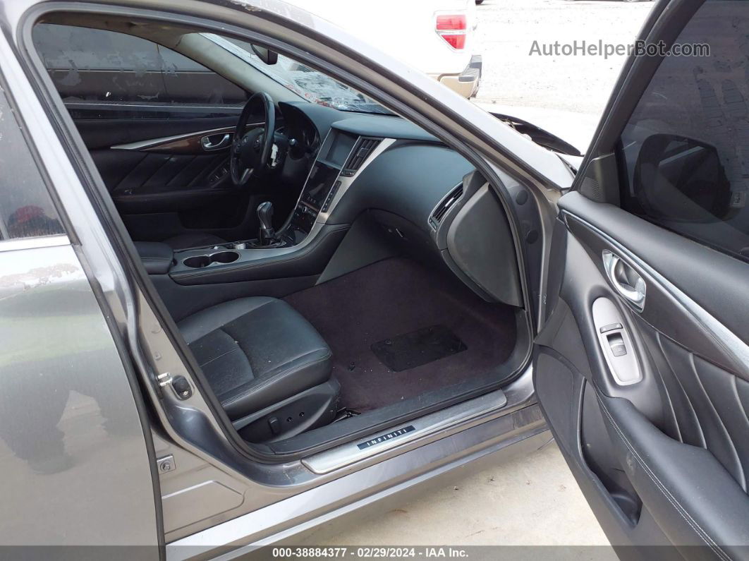 2015 Infiniti Q50 Premium Серый vin: JN1BV7AR7FM391202