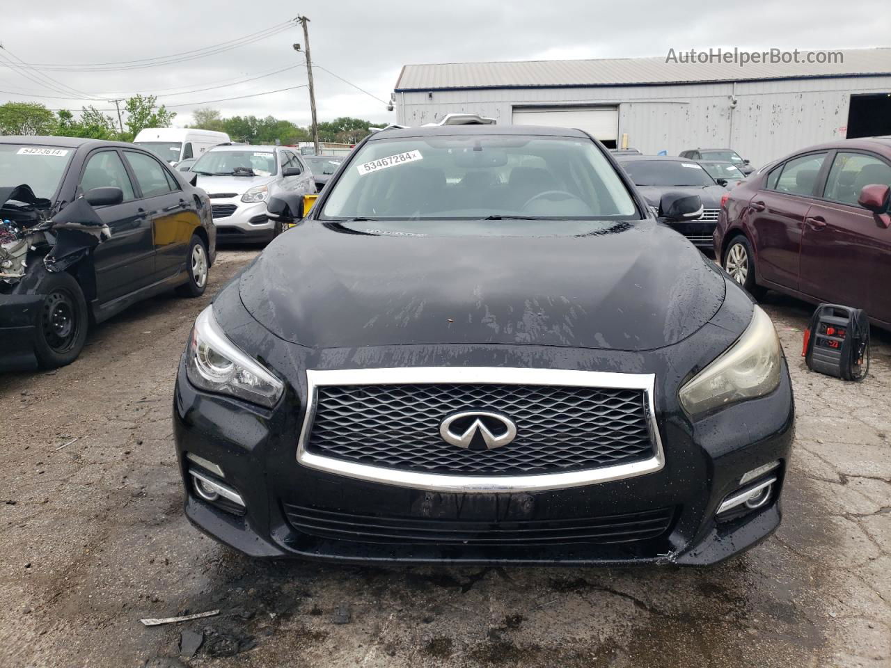 2015 Infiniti Q50 Base Черный vin: JN1BV7AR7FM404272