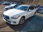 2015 Infiniti Q50 Premium White vin: JN1BV7AR7FM421167