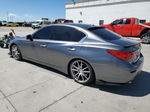 2014 Infiniti Q50 Base Charcoal vin: JN1BV7AR8EM682502