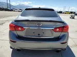 2014 Infiniti Q50 Base Charcoal vin: JN1BV7AR8EM682502